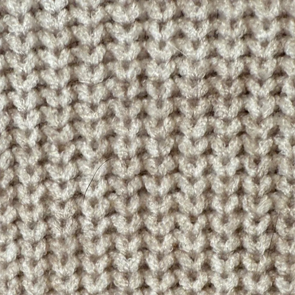 Ann Taylor | Shawl Collar Coatigan Open Front Oatmeal Knit Relaxed Cardigan - Picture 11 of 15